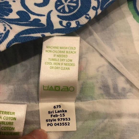 Lilly Pulitzer Tate Mini Skirt in Bay Blue Coasting Print - Size 4 - Picture 6 of 12